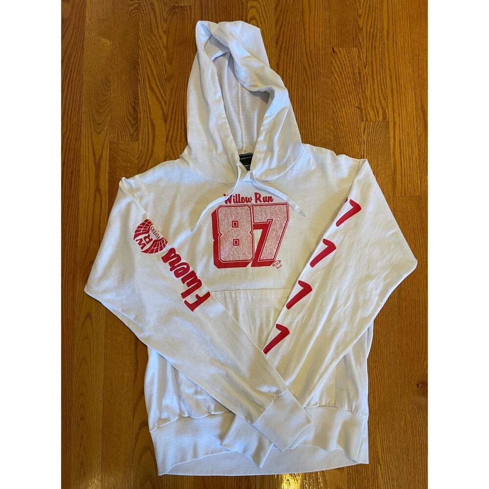 Ypsilanti Willow Run Flyers Class 1987 Hoodie Shirt L